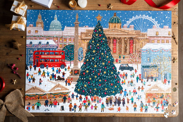 puzzle christmas at london trevell 1000 pieces