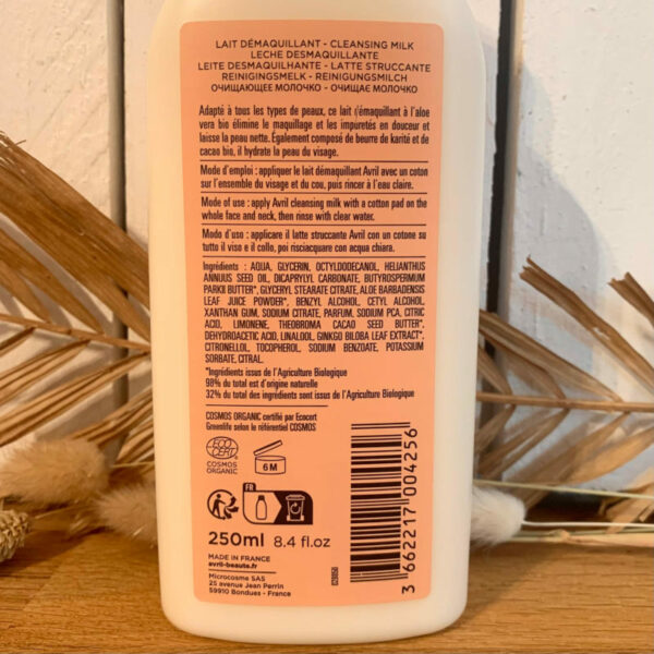 Lait démaquillant 250ml 2