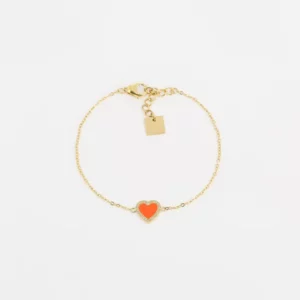 bracelet alice acier dore orange 380x443 crop center