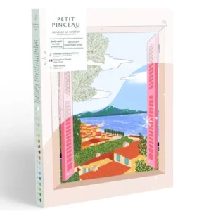 coffret peinture au numero fenetre ouverte sur naples par limistic