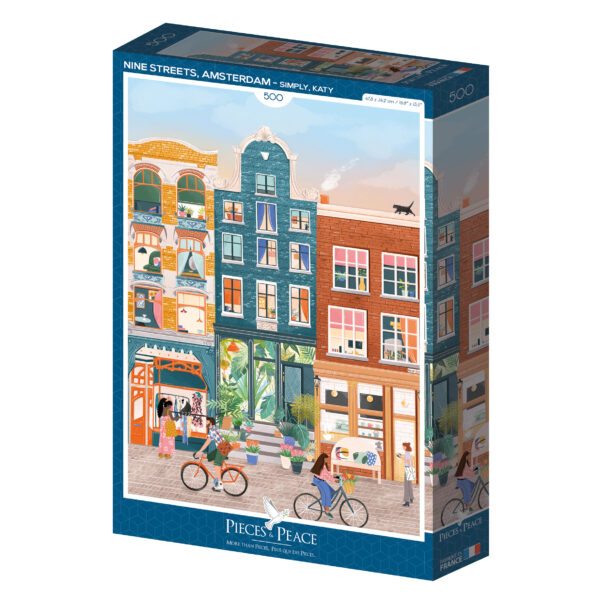 pieces peace neuf rues amsterdam puzzle 500 pieces.93875 2.fs